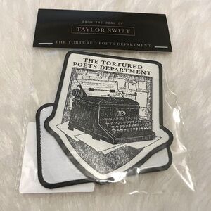 🎵NIP! Taylor Swift The Tourtured Poets Department TTPD Patch Set